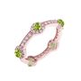 Peridot Gemstone 18k Rose Gold Plated Stacking Ring, thumbnail 3 of 5