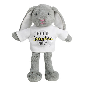 Personalised Easter Bunny With T Shirt, 3 of 3