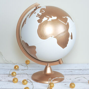 Personalised Couples Hand Painted Globe, 3 of 7