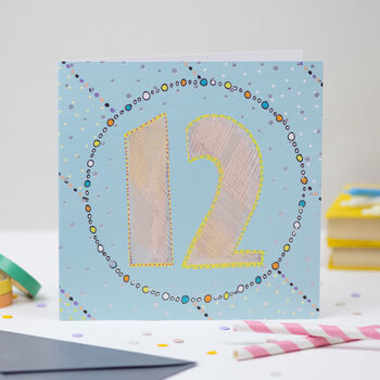 '12th' Birthday Card, 2 of 2