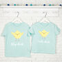 Big Chick Little Chick Easter T Shirt Set, thumbnail 1 of 3