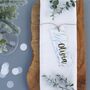 Personalised Metallic Vellum Botanical Place Setting, thumbnail 1 of 4