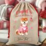 Personalised Dog Valentine Love Heart Sack, thumbnail 4 of 12