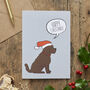 Chocolate Cockapoo / Labradoodle Organic Cotton Tea Towel, thumbnail 10 of 12