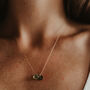 August Peridot Fine Cord Birthstone Necklace, thumbnail 4 of 6