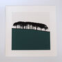 Landscape Square Print Guiseley View Two Grey Green, thumbnail 1 of 7
