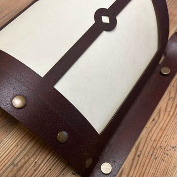 Corten Steel Curved Wall Light Surrounds Cardinal, 7 of 9