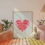 Fall Asleep Bedroom Quote Print, thumbnail 2 of 4