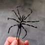 Handmade Spider Hair Pin In Black, thumbnail 1 of 9