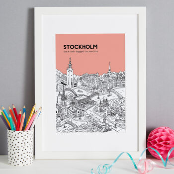 Our Special City Personalised Valentines Print, 11 of 12