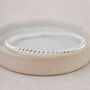 Sterling Silver Chunky Twist Bangle, thumbnail 2 of 4