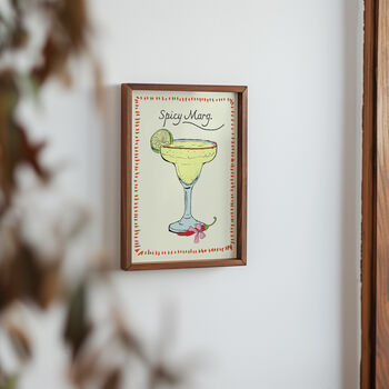 Spicy Marg Margarita Cocktail Print, 6 of 12