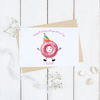 Personalised Grandma Heart Tea Towel Gift, 2 of 2