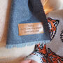 Your Message Personalised Lambswool Scarf, thumbnail 2 of 12