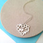 Love Chemistry With Initial Heart Geometric Necklace, thumbnail 2 of 12
