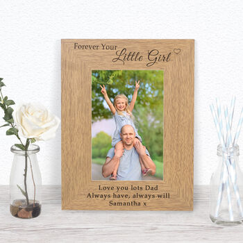 Forever Your Little Girl Wood Picture Frame, 3 of 3