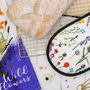 Wildflowers Watercolour Oven Gloves, thumbnail 7 of 7