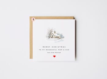 Personalised Grandad Christmas Card *10 Scenes To Choose, 3 of 11