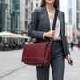 Large Genuine Leather Business Bag, Messenger Bag, Briefcase, thumbnail 1 of 8