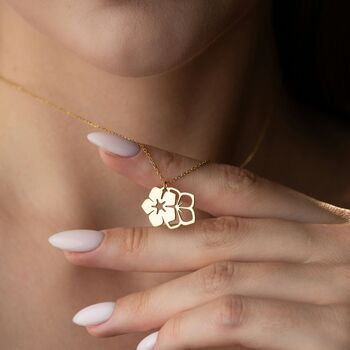 New Beginnings Sakura Blossom Necklace, 3 of 10