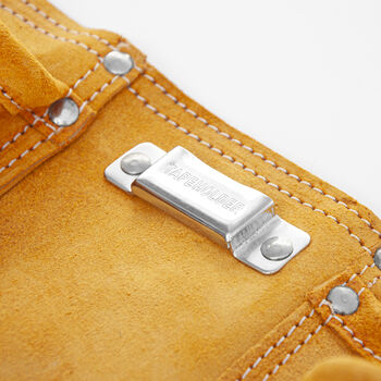 Personalised Dad's 11 Pocket Leather Tool Belt, 6 of 6