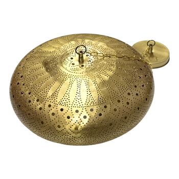 Moroccan Sphere Shape Traditional Ceiling Lamp, 9 of 12
