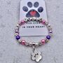 Personalised Pet Memorial Bracelet Custom Name Keepsake Gift, thumbnail 6 of 6