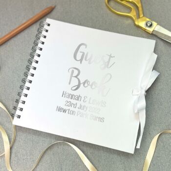 Personalised Wedding Guest Book, 3 of 3