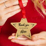 'Thank You' Teacher Christmas Decoration, thumbnail 1 of 5