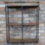 Industrial Wine Bar Wall Cabinet, thumbnail 3 of 3