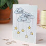 Hello Little One Personalised New Baby Card, thumbnail 3 of 3