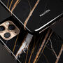 Gold Marquina Marble Case For iPhone, thumbnail 3 of 4