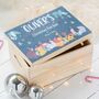 Personalised Blue Safari Animal Christmas Eve Box, thumbnail 2 of 4