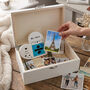 Personalised Couples Photo White Wooden Keepsake Memory Box, thumbnail 3 of 12