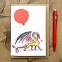 Personalised Dragon Birthday Card, thumbnail 1 of 4