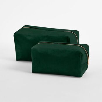 Bridesmaid Velvet Toiletry And Accessory Case, 2 of 10