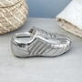 Personalised Silver Plated Football Boot Money Box, thumbnail 3 of 4