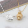 Sterling Silver Or 18ct Gold Plated Hedgehog Necklace, thumbnail 1 of 4