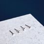 Sterling Silver Geometric Studs Multipack, thumbnail 2 of 7