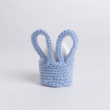 Three Bunny Egg Cup Easy Crochet Kit, 2 of 9
