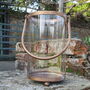 Hurricane Lantern In Copper Colour Finish, thumbnail 6 of 7