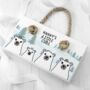 Personalised Polar Bear Family Christmas Sign, thumbnail 1 of 3
