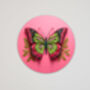 Jade Butterfly Heart Butterflies Blank Card, Not 3D, thumbnail 12 of 12