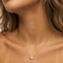 Gold Reversible Evil Eye Necklace, thumbnail 2 of 6