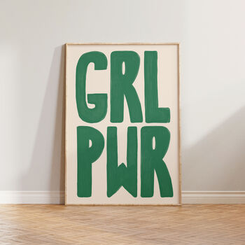 Girl Power Nursery Wall Art Print, 4 of 10