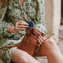 Leather Crossbody Phone Bag With Multiple Pockets, thumbnail 2 of 6