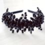 Black Pearl Headpiece, thumbnail 1 of 4