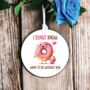 Funny Valentine's Day Donut Pun Decoration, thumbnail 1 of 2