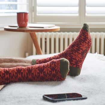 Soft Lambswool Ankle Socks For Men : Patterns, 2 of 11