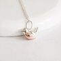 Tiny Sterling Silver Robin Necklace, thumbnail 3 of 12